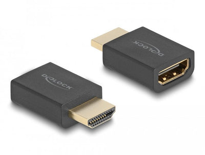 Delock High Speed HDMI With Ethernet Adapter Male a Female 8K 60 HZ Black — image 1
