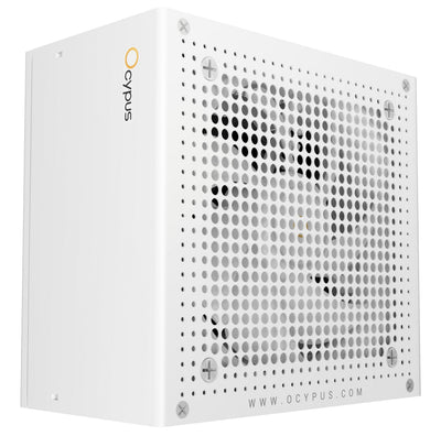 Ocypus Power Supply Iota P850 White 1X GPU High Power 12 Pines, 3X Pcie, Gestión Cables, 850VA — image 1