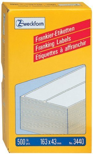 Avery Zweckform Frankieretiketten 163,0 X 43,0MM — image 1