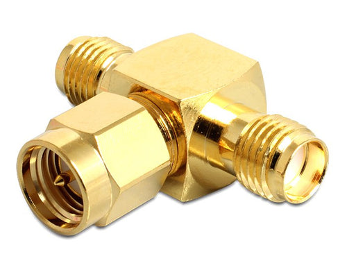 Delock Hf Sma Connector Female Sma Connector Male Sma Connector Female T-stck — image 1