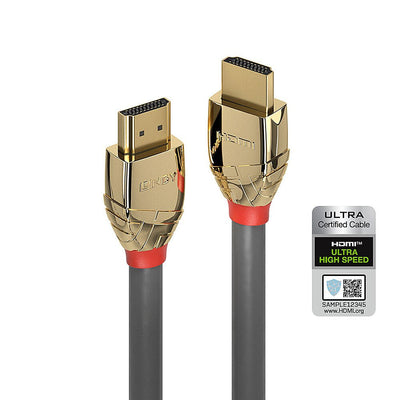 Lindy HDMI Cable Ultra High Speed 1M, Gold Line — image 1