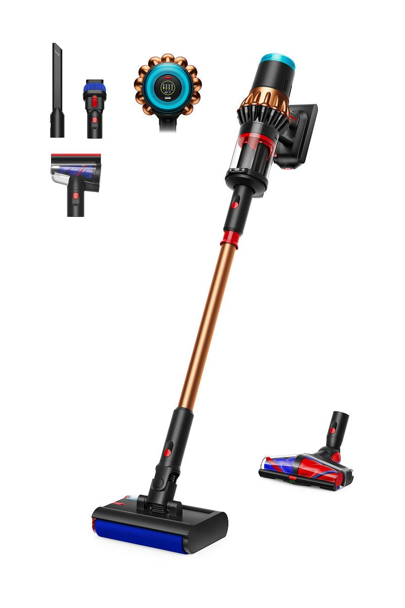 Dyson Aspiradora V16 Piston Animal Submarine Broom 2 1 Battery Secar Hepa Without Bag 900W Black Cobre