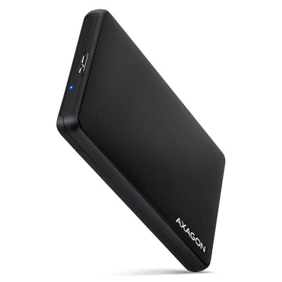 Axagon EE25-SL USB 3.0 / SATA III - USB-A External 2.5 Enclosure - Black — image 1