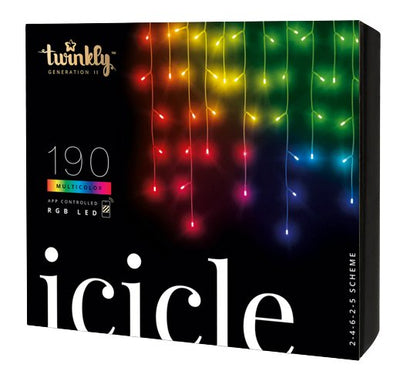 Twinkly Carámbanos LED Inteligentes 190 RGB 5X0,7M — image 1