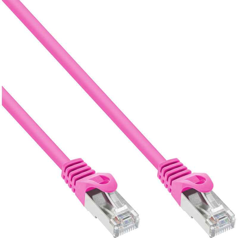 Inline Network Cable Sf/UTP CAT.5E Pink 0.3M