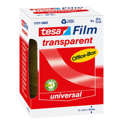 Tesa Tesafilm Transparent 10 Rolls 15MM, Case Office Tape Adhesiva — image 1