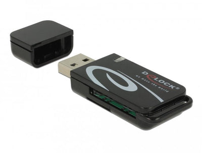 Delock Card Reader External Mini USB 2.0 SD And microSD Slot — image 1