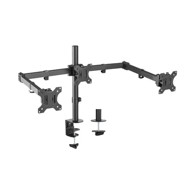 Aisens Desk Mount Eco Rotating And Tilt 3 Monitores 7KG (3 Pivots 2 Arms 13-27, Black — image 1