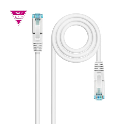 Nanocable Cable Network CAT.7 Lszh SFTP Pimf AWG26 1M - White — image 1