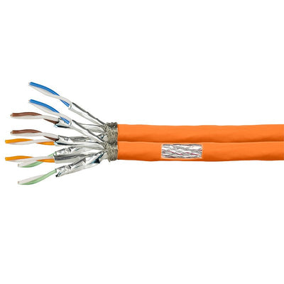 Logilink Verlegekabel S/FTP CAT.7 AWG23 1000MHZ, Orange, Duplex — image 1