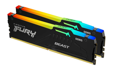 Kingston RAM Fury Beast RGB DDR5 64GB KIT2 5600MT/S CL4 — image 1