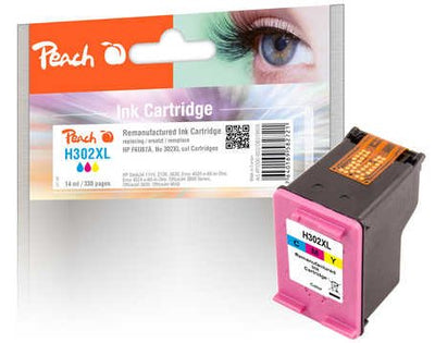 Peach Cartridge HP 302XL F6U67A Compatible Colour — image 1