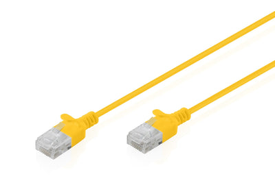CAT.6 U-UTP Slim Network Cable, 1M, Yellow — image 1