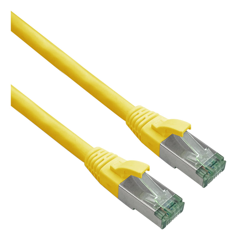 Helos Grs Certificado CAT.6A Network Cable With CAT.7 Rohkabel Tpe Yellow 10,0M