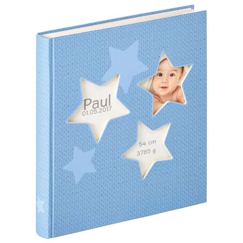 Walther Design UK-133-L Album Foto And Protector Blue 50 Hojas