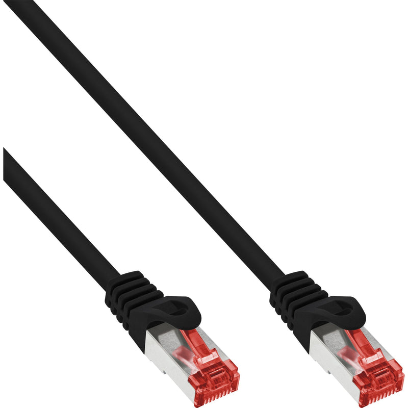 Inline® Network Cable S/FTP Pimf CAT.6 250MHZ Pvc Cca Black 0.3M
