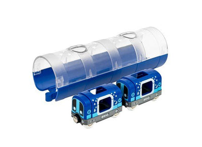 Brio World Tunnel Box Subway Brilla Oscuridad, Vehículo Toy Blue 33970 — image 1