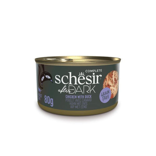 Schesir After Dark Chicken Fillet With Duck In Broth - Wet Cat Food - 80G — image 1