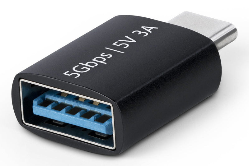 StarTech Adapter .com USB-C To Usb-a, USB 5Gbps, Compact USB-C Male To USB-A Female Adapter Durable Metal Hous