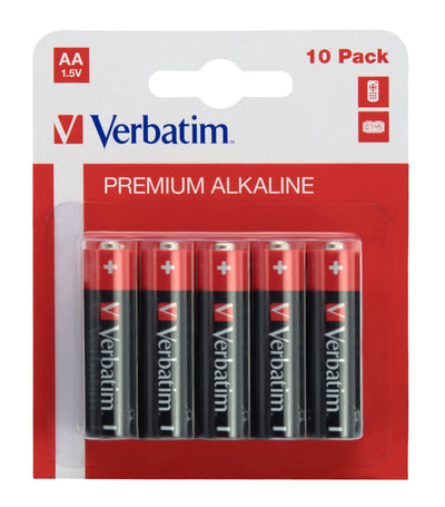 Verbatim Batteries Alcalinas Aa - LR6 - Pack 10 Units — image 1