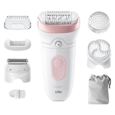 Braun Epilator Silk Épil 7 SE7-060 White Pink — image 1