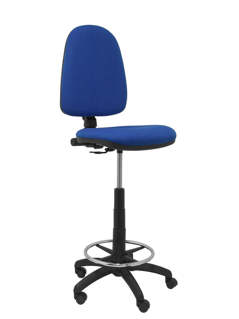 Piqueras And Crespo Taburete Ayna Rotating Adjustable C/ Respaldo Bali Blue