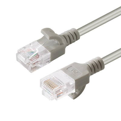Microconnect V-UTP6A05-SLIM Network Cable Grey 5M CAT.6A U/UTP [UTP] — image 1