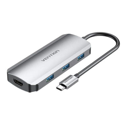 Vention Docking USB Type-c Todhb 1x HDMI 3x USB 1x USB Type-c Pd Grey — image 1
