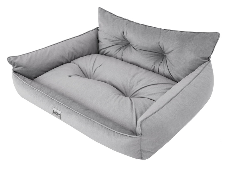 Hano Dog & Cat Bed with Removable Cover – Grey, XXXL