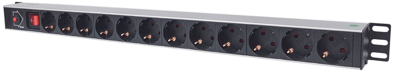 Intellinet Barra Multicontactos Vertical With 12 Salidas - Contactos Type German