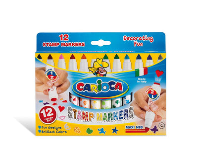 Carioca Stamperello Marker Multi Multicolour 12 Pieces — image 1