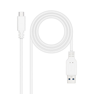 Nanocable USB Cable 3.1 GEN2 10Gbps 3A USB-C/m-a/M - White — image 1