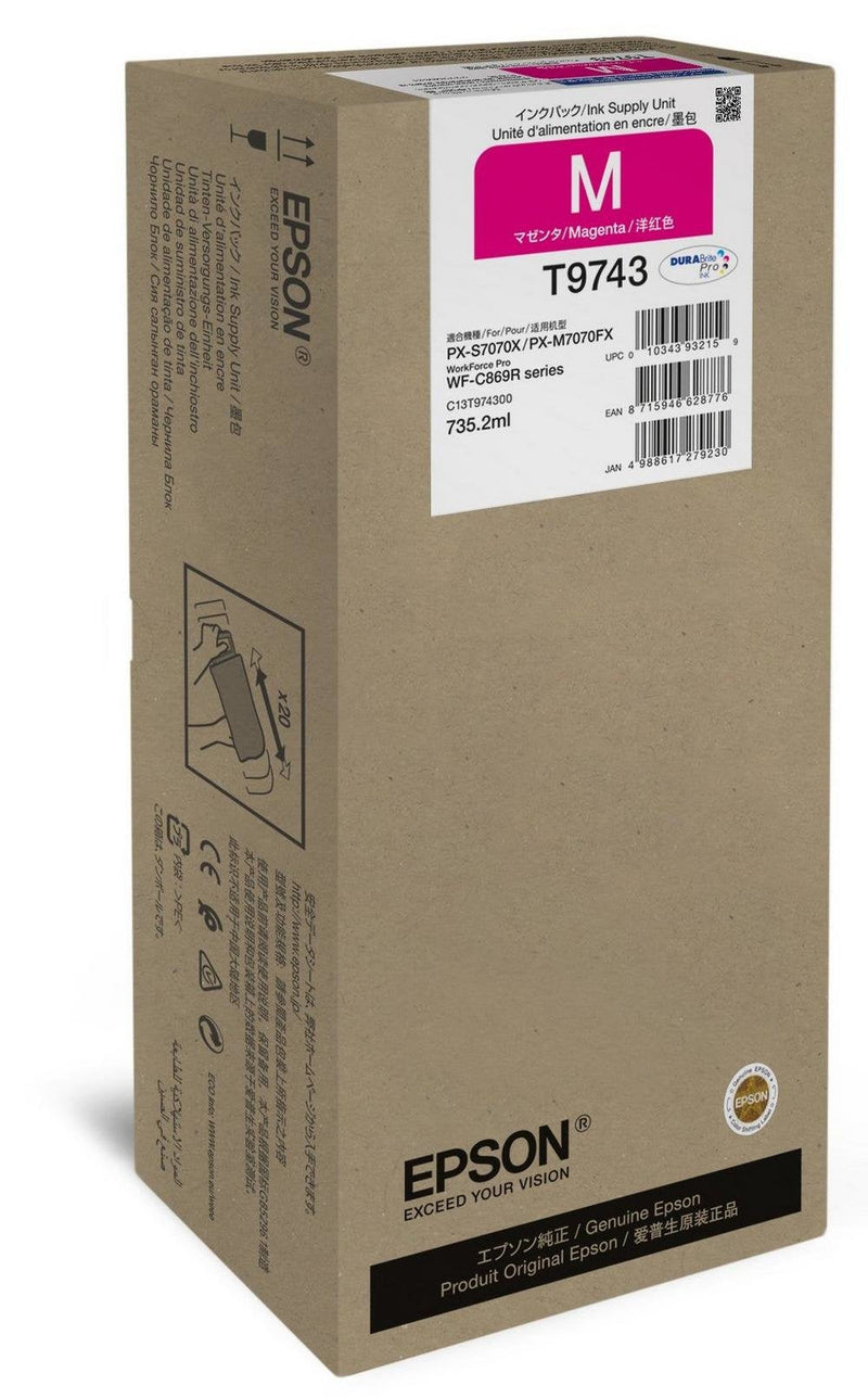 Epson Ink C13T97430N Genuine Magenta