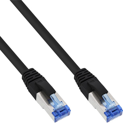 Inline 40 Pieces Bulk-pack Network Cable S/FTP Pimf CAT.6A Libre Halógenos 500MHZ Black 2M — image 1
