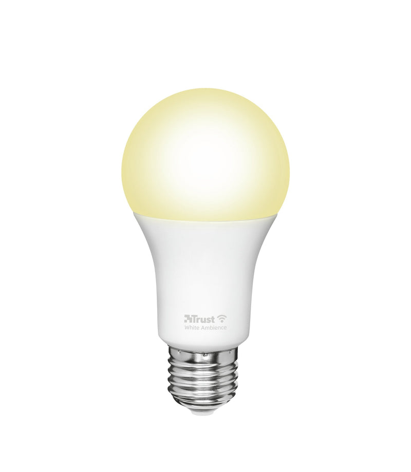 Trust E27 LED Cct Wi-Fi Smarte Wi-Fi Led-lampe, Lichtstimmung White Fassung E27, Ihrem Smartphone/Tablet a Ste