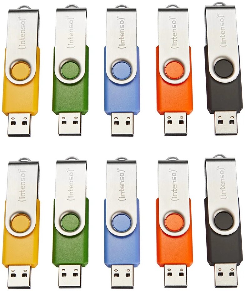 Intenso USB Flash Drive 2.0 Basic 4GB 10 Units