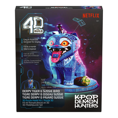 Spinmaster 4D Build - K-pop Demon Hunters - Derpy Tiger And Sussie Vogel 6077589 — image 1