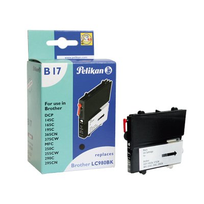Pelikan Cartridge Brother B17 LC980 Black Compatible — image 1