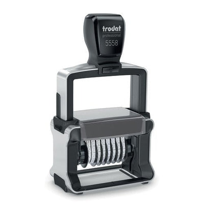 Trodat 5558 Autoentintado Sello Numerador Steel — image 1