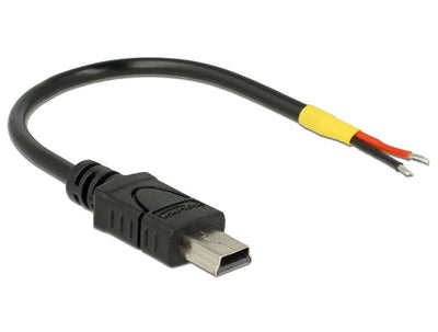 Delock USB Cable 2.0 Mini-b Male 2X Extremos Cable Abiertos 10CM Raspberry — image 1