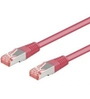 Goobay 1M CAT.6 Network Cable, S/FTP (pimf), Magenta