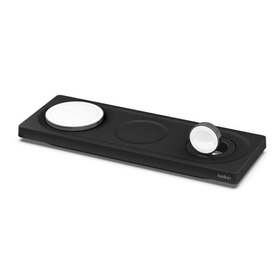Belkin Base Charging Wireless WIZ016VFBK Magsafe 3 1 Apple Iphone Airpods Watch Black — image 1