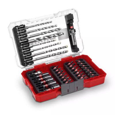 Einhell M-case Genuine 39 Pieces Drill Bits 25MM, Drill Metal Drill Universal Portabrocas 60MM, Key Vas — image 1