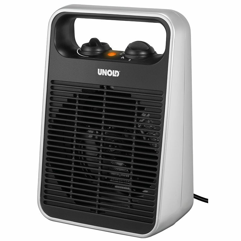 Unold Heater Eléctrico 86106 Water Heater Fan Black Silver 2000W