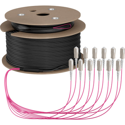 Efb Trunkcable U-dq(zn)bh OM4 12G (1X12) Sc-sc 200M Dca Lszh — image 1