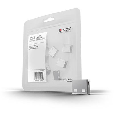Lindy 40464 Bloqueador Port USB Type a White Acrilonitrilo Butadieno Estireno (abs) 10 Pieces — image 1