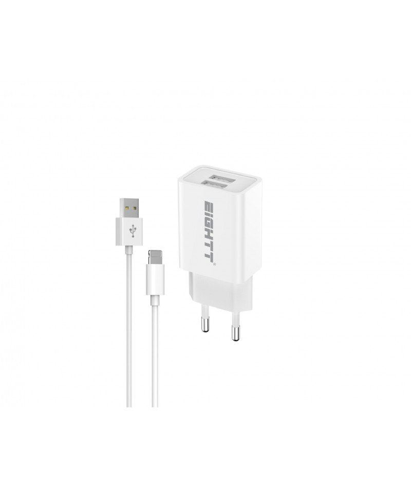 Eightt Charger Ecw-ip Smartphone Tablet Lightning 5V 2.4A