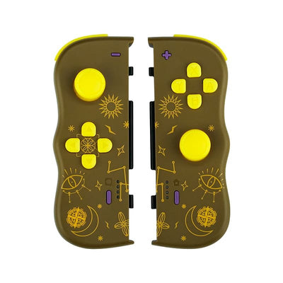 Lexip JVASWI00102 Controller And Wheel Brown Yellow Bluetooth Gamepad Analógico/Digital OLED — image 1