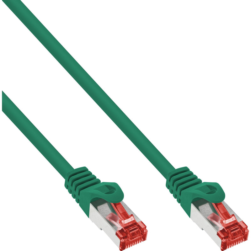 Inline Network Cable S/FTP Pimf CAT.6 250MHZ Pvc Cca Green 1.5M