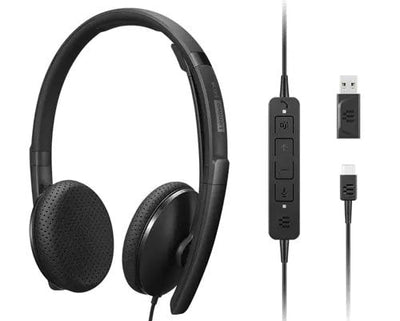 Lenovo Headphones 4XD1M45626 Alámbrico Diadema USB Type-c Black — image 1